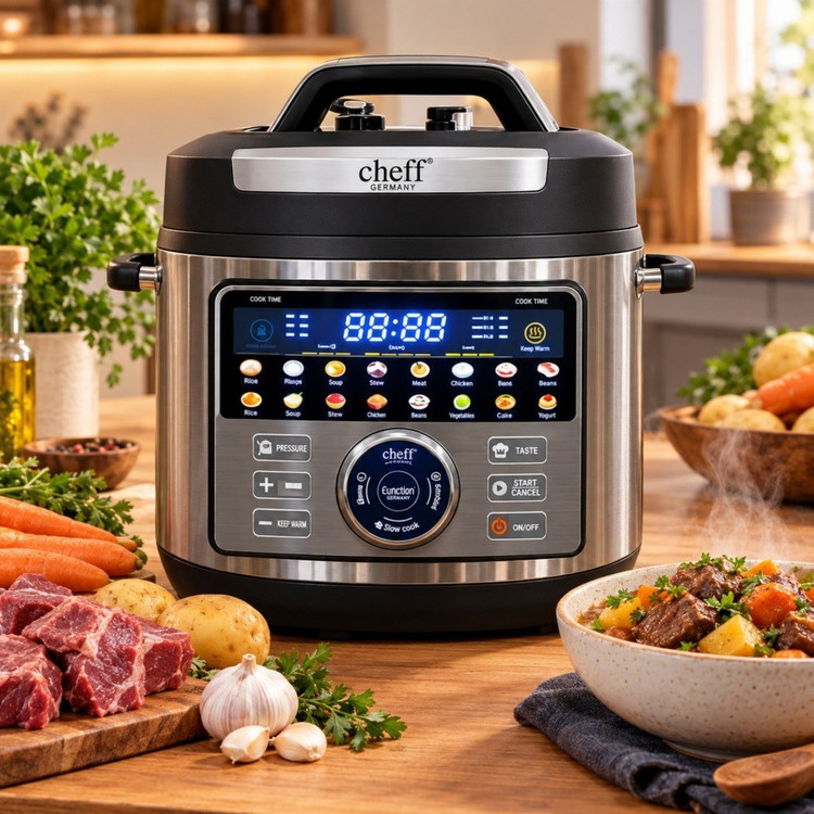مولتی کوکر حرفهای 6 لیتری شف (Cheff) آلمان مدل 4410